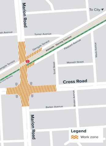 Plympton Night works indication of works map